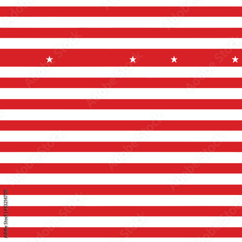 Seamless Colorful USA Pattern. Seamless pattern of USA in colorful style. Add color to your digital project with our pattern!