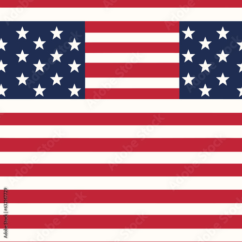 Seamless Colorful USA Pattern. Seamless pattern of USA in colorful style. Add color to your digital project with our pattern!