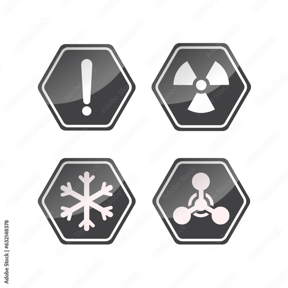 Set Element Warning Sign Set Element Warning Sign