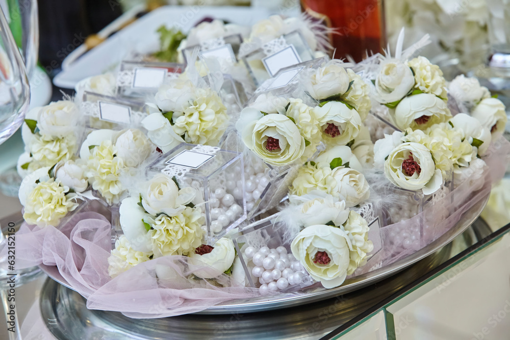 Gifts to the guests of the holiday. Wedding Party decor Gifts to the guests of the holiday. Wedding Party decor