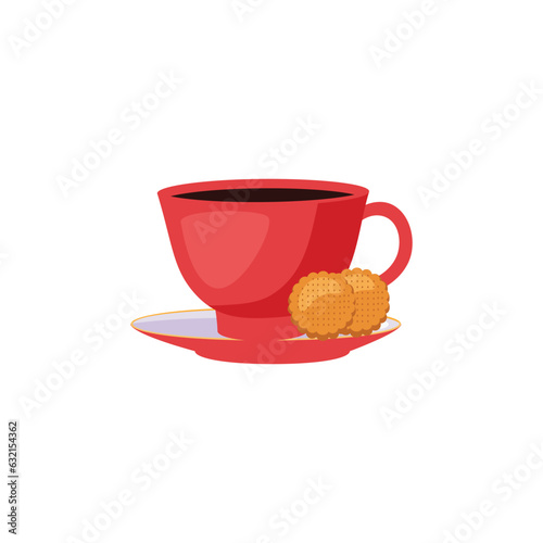 tea cup vector type icon