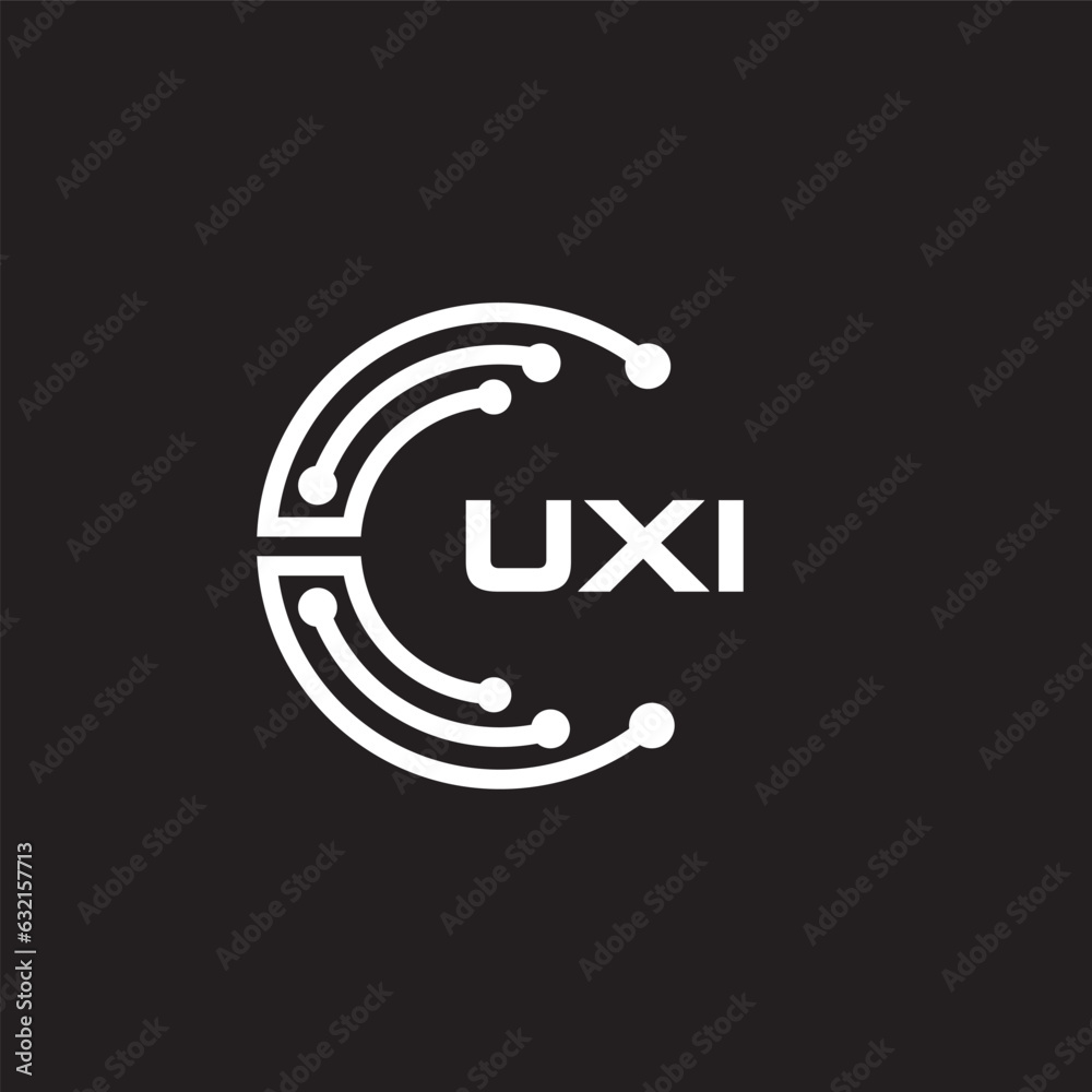 UXIletter technology logo design on black background. UXIcreative initials letter IT logo concept. UXIsetting shape design
UXIletter technology logo design on black background. UXIcreative initials letter IT logo concept. UXIsetting shape design