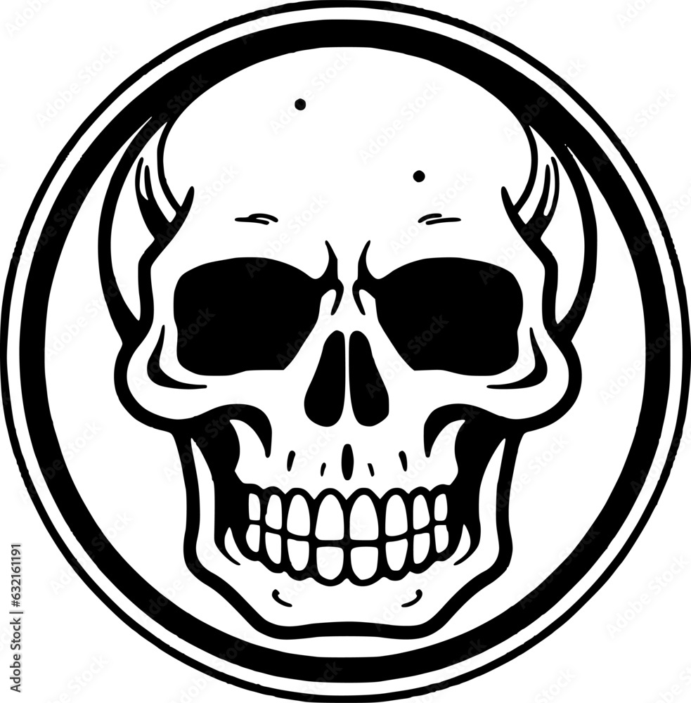 Skull - High Quality Vector Logo - Vector illustration ideal for T-shirt graphic Skull - High Quality Vector Logo - Vector illustration ideal for T-shirt graphic