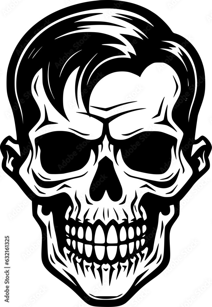 Skull | Minimalist and Simple Silhouette - Vector illustration Skull | Minimalist and Simple Silhouette - Vector illustration