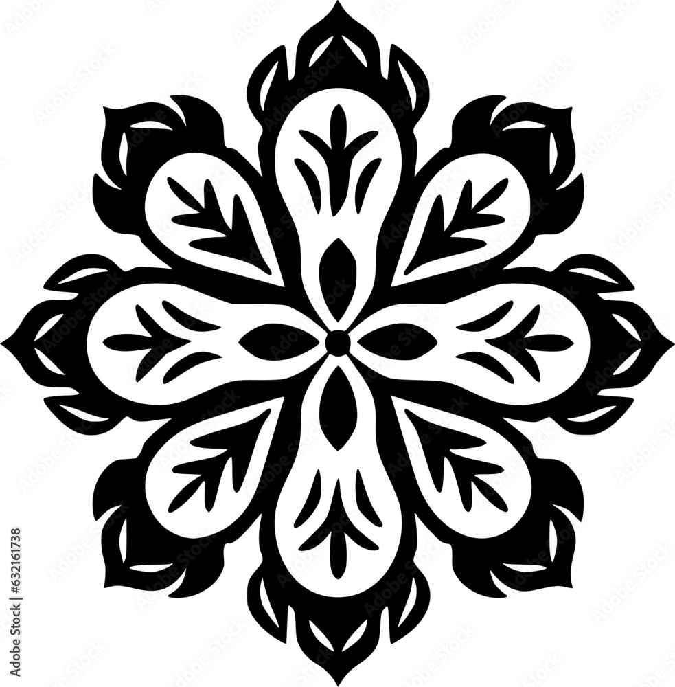 Mandala - Minimalist and Flat Logo - Vector illustration Mandala - Minimalist and Flat Logo - Vector illustration