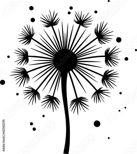 Dandelion - High Quality Vector Logo - Vector illustration ideal for T-shirt graphic