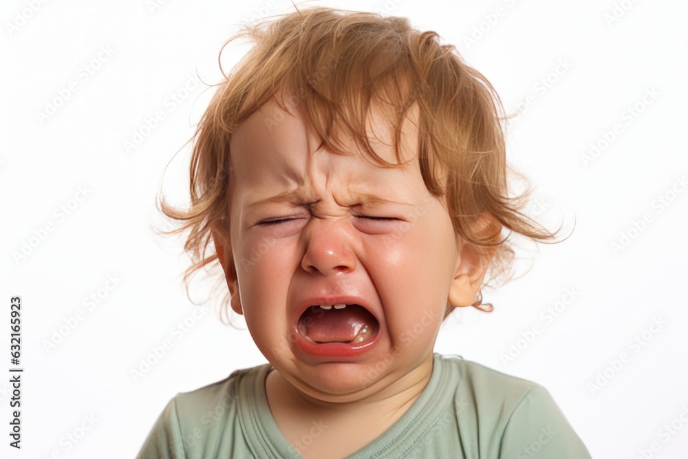 Close-up photo of cute little baby boy child crying Close-up photo of cute little baby boy child crying
