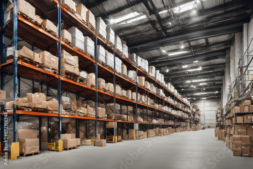 warehouse full of goods.
Generative AI