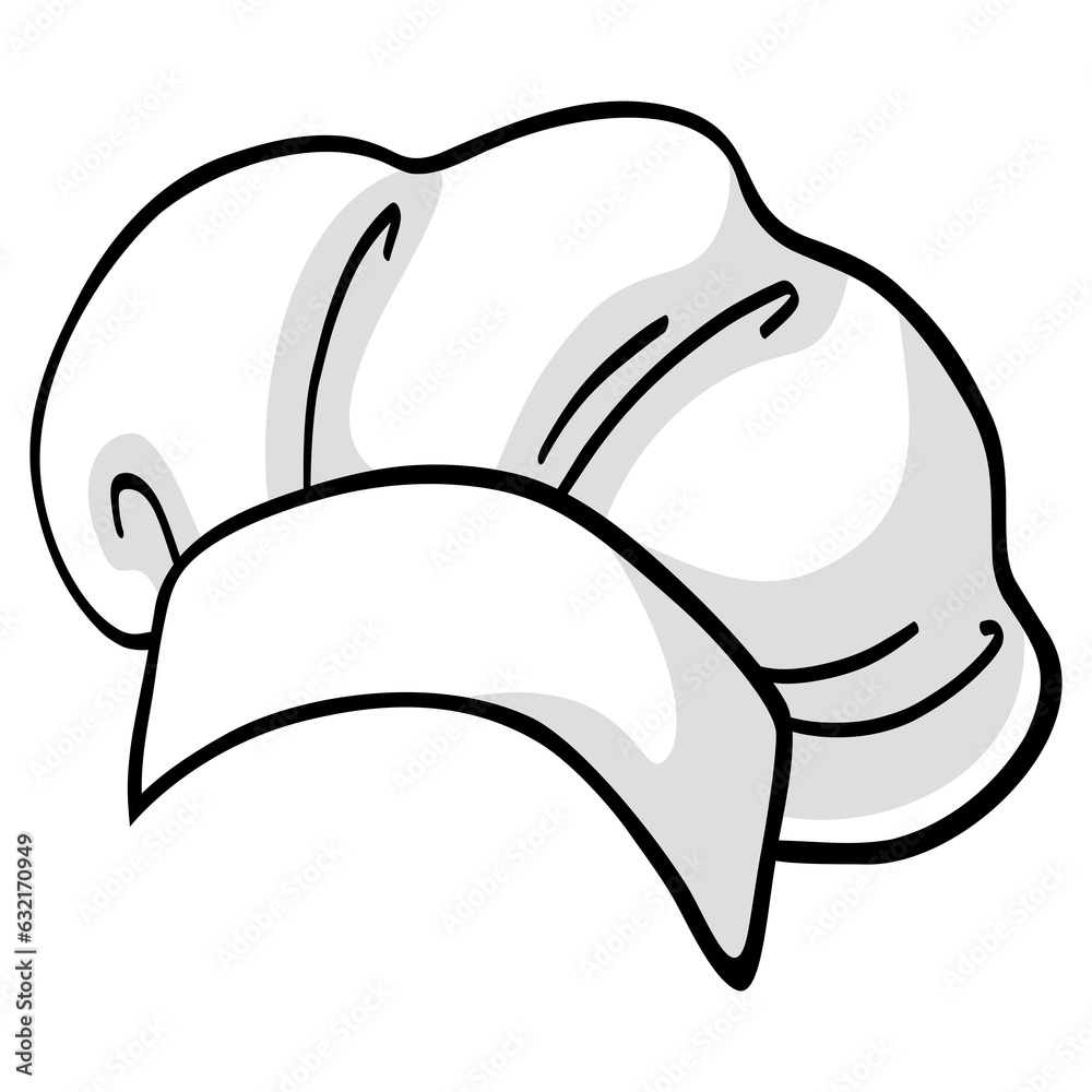 Chefs Hat Cartoon Illustration Drawing Art Chefs Hat Cartoon Illustration Drawing Art