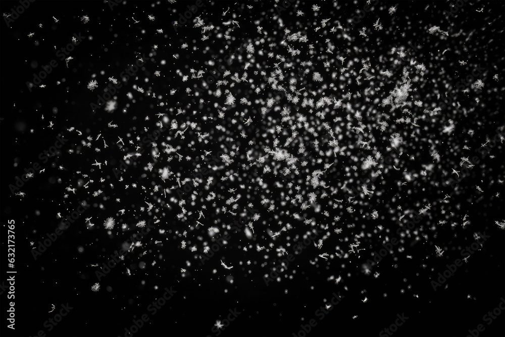 falling snow on background falling snow on background