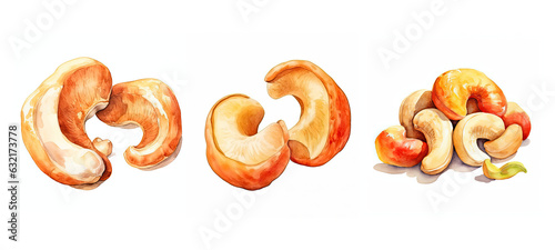 snack cashew nut watercolor photo