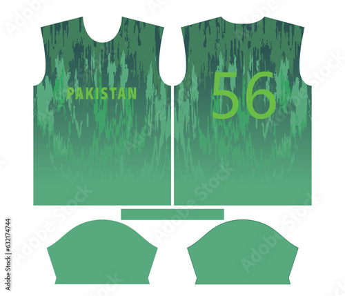 Pakistan cricket team sports kid design or pakistan cricket jersey design