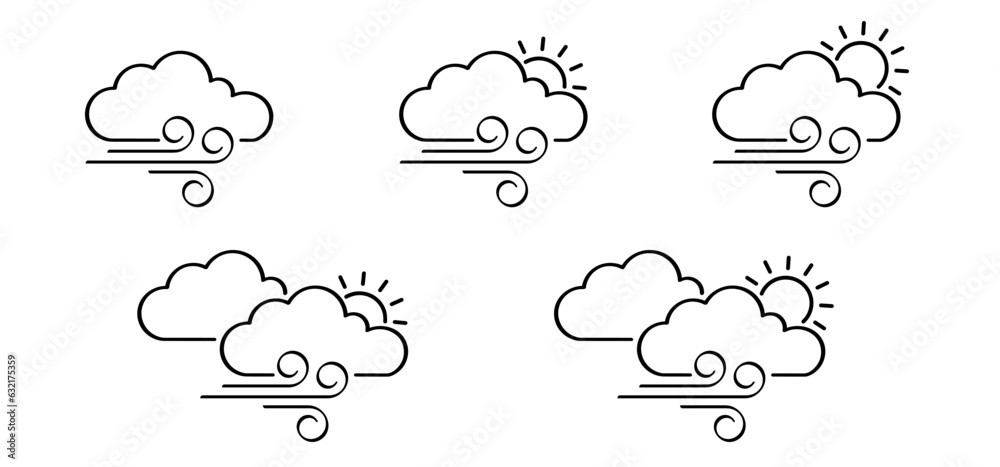 Cartoon puff of wind blow line symbol. Cloud, blowing wind, weather, environment. Gust pictogram. Smoky stream. Wind trails. Dust spray, smoky stream and wind blowing trails. Windy weather, forecast. Cartoon puff of wind blow line symbol. Cloud, blowing wind, weather, environment. Gust pictogram. Smoky stream. Wind trails. Dust spray, smoky stream and wind blowing trails. Windy weather, forecast.