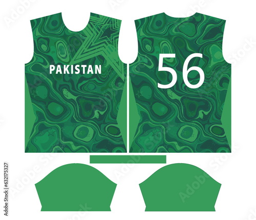 Pakistan cricket team sports kid design or pakistan cricket jersey design