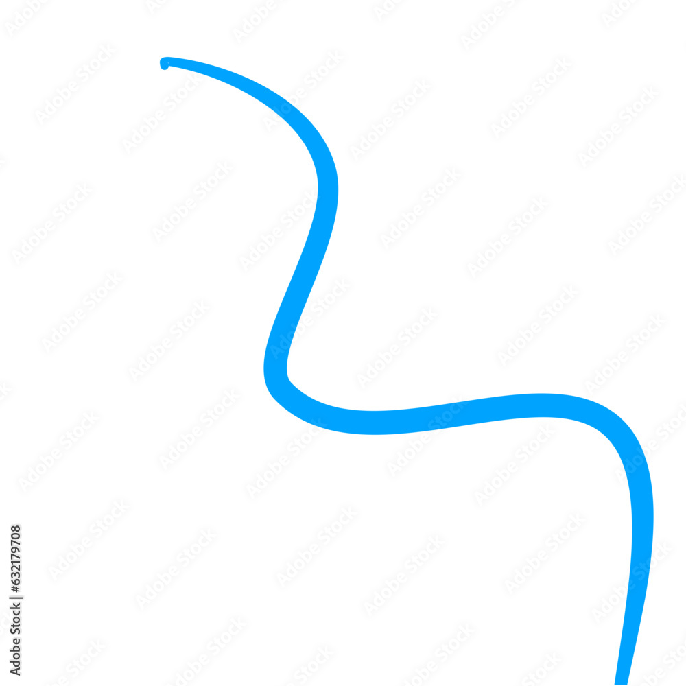 Creek Line Vector Creek Line Vector