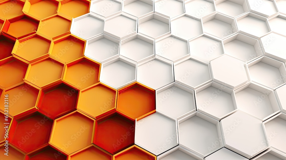 many hexagons white background many hexagons white background