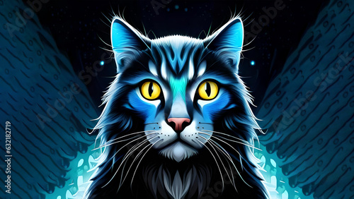 cat with blue eyes  ai  generated  ai generated