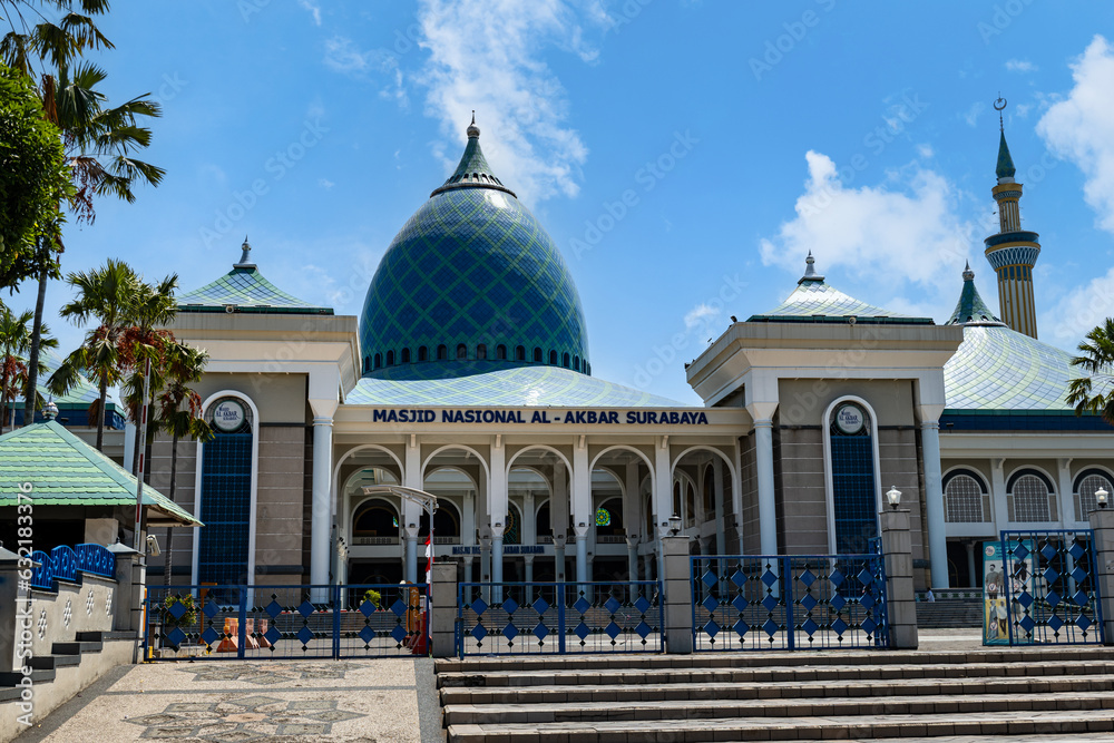 Surabaya Great Mosque, Masjid al Akbar in Indonesian, in the city of Surabaya, Indonesia. The second largest mosque in Indonesia