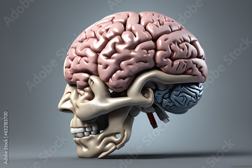 The brain is an organ of the body where numerous thoughts intersect through the activity of neurons