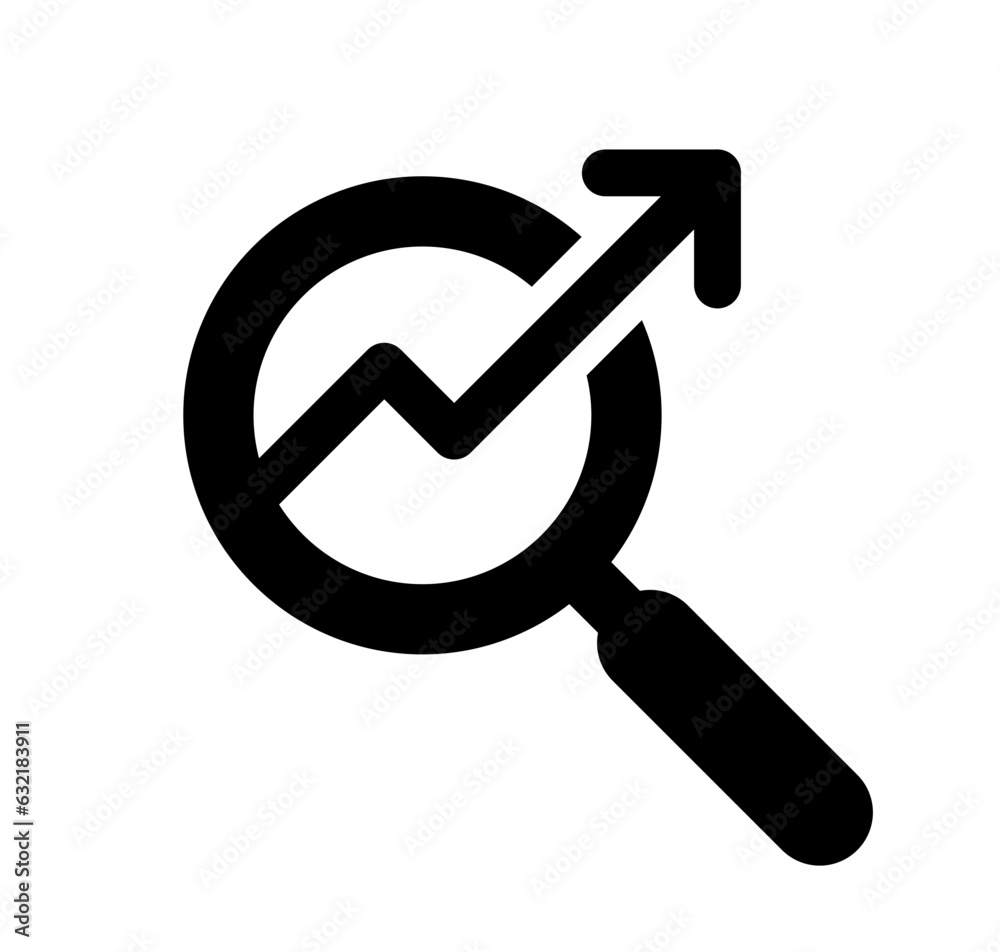 SEO magnifying glass marketing targeting icon SEO magnifying glass marketing targeting icon