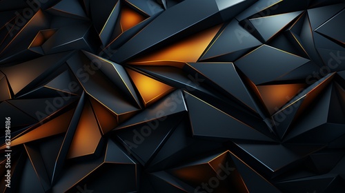 Dark geometric texture illustration.