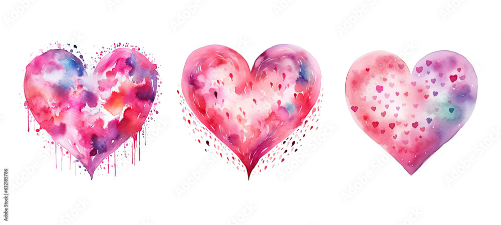 passion love heart watercolor passion love heart watercolor