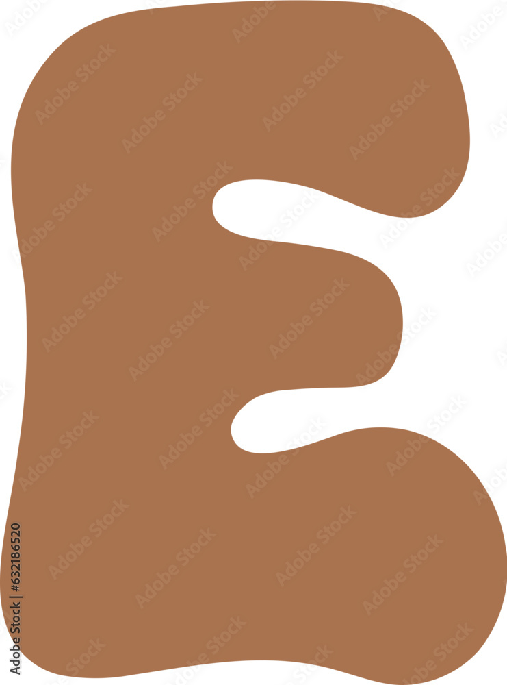 E Letters Retro Wavy Text Alphabet Groovy Font E Letters Retro Wavy Text Alphabet Groovy Font
