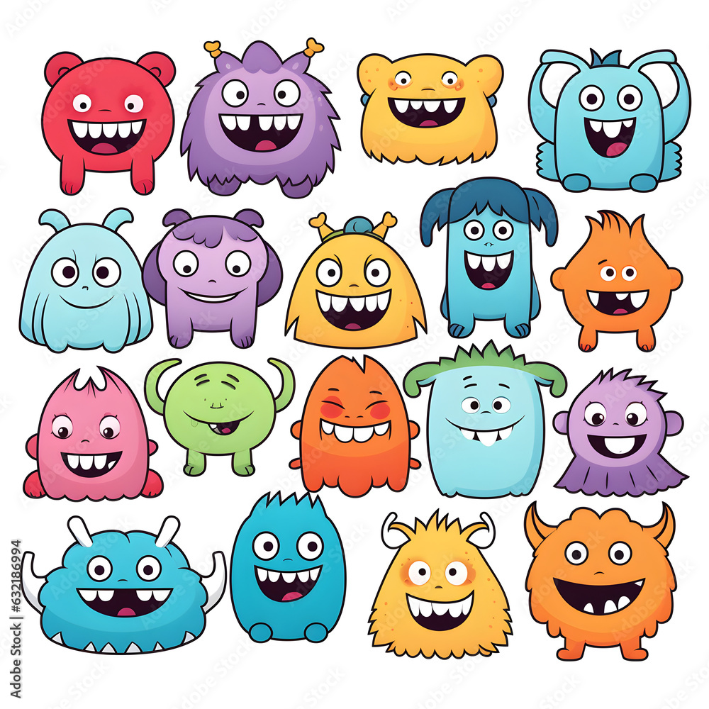 Obraz premium Cute monsters - Serie 5