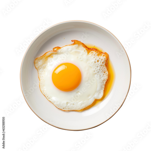 fried eggs on a plate