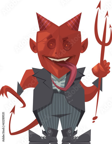 Red devil cartoon (ID: 632189531)