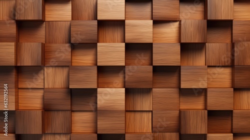 Lattice tiles on wooden oak background. Material wood oak texture. © Kanisorn