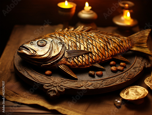 Grill mujair fish high detail photography photo