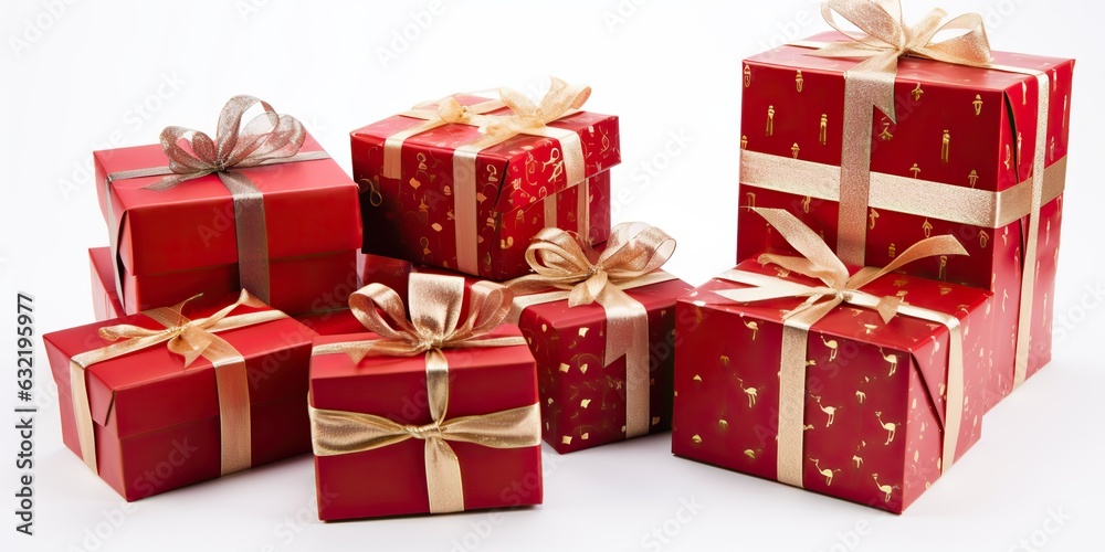 AI Generated. AI Generative. New Year xmas christmas gift present box. Romantic birthday celebration suprise color ribbon box. Graphic Art AI Generated. AI Generative. New Year xmas christmas gift present box. Romantic birthday celebration suprise color ribbon box. Graphic Art