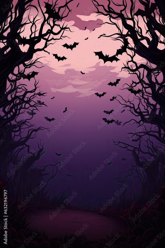 halloween decoration background template illustration. banner, copy space, spooky background. halloween decoration background template illustration. banner, copy space, spooky background.