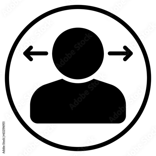 conflict glyph icon