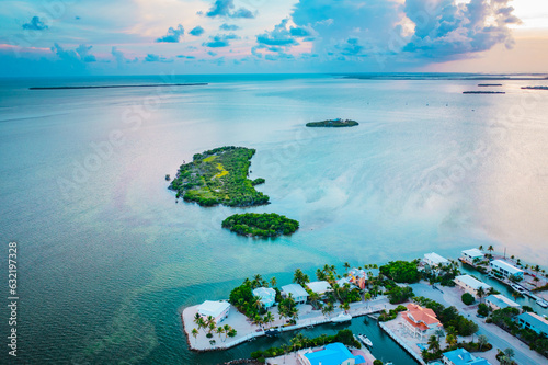 Florida Keys Island Drone Shot