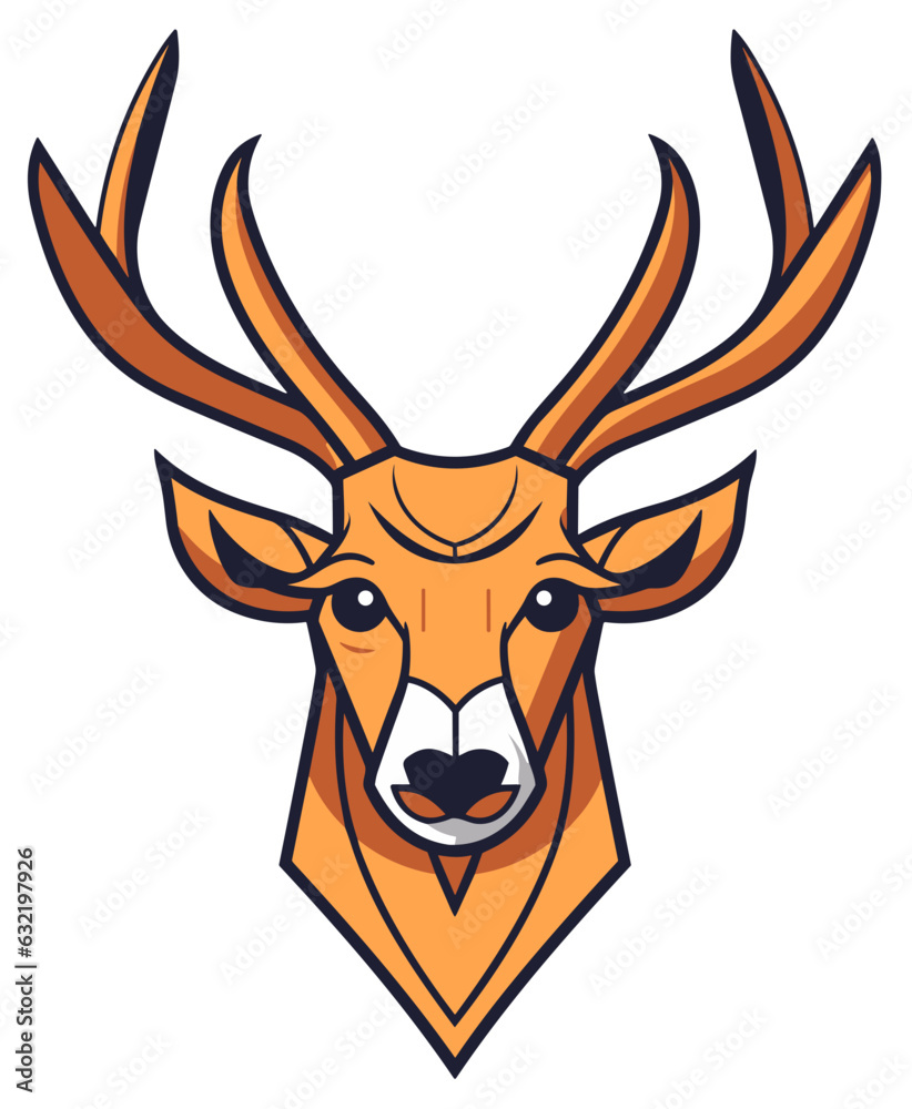 Deer icon isolated on vector transparent background Deer icon isolated on vector transparent background