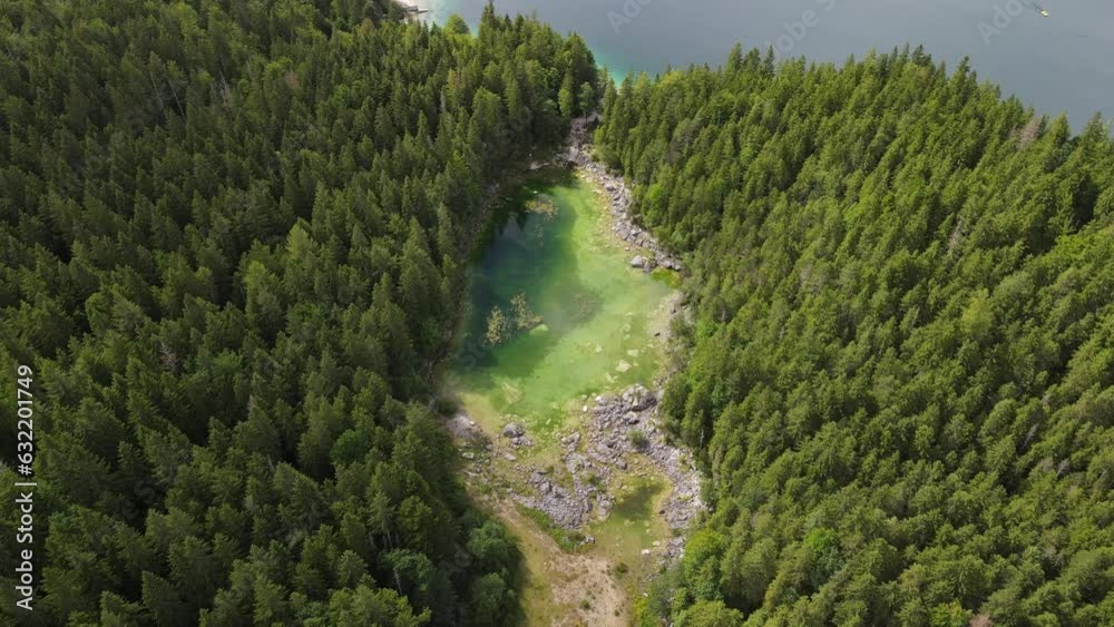 Bavarian Mountain and lake scenery during vacation time Bavarian Mountain and lake scenery during vacation time