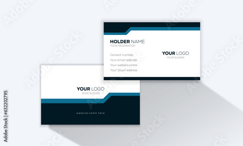 Modern Creative Business Card Template, Developer Designer Visiting Card Design