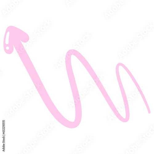 Multi direction pink cute arrow. designed for website, reports, worksheets and templates.