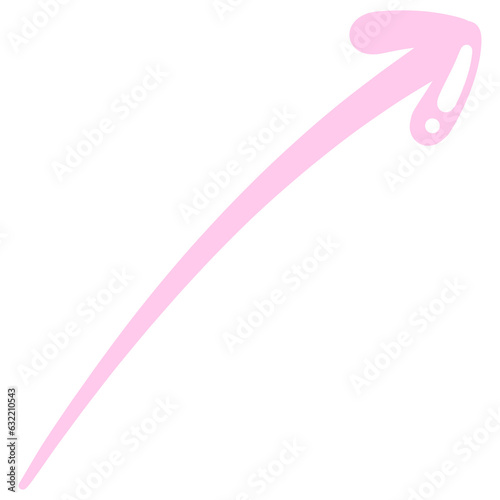 Multi direction pink cute arrow. designed for website, reports, worksheets and templates.