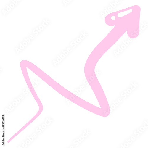 Multi direction pink cute arrow. designed for website, reports, worksheets and templates.