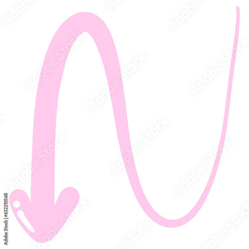 Multi direction pink cute arrow. designed for website, reports, worksheets and templates.