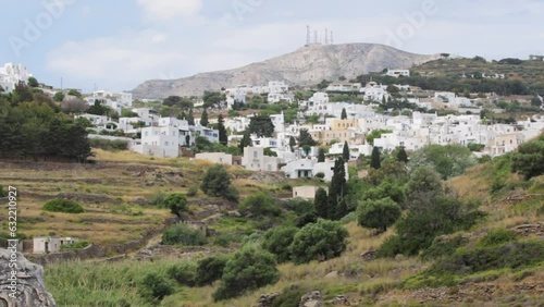 Lefkes village on Paros island photo