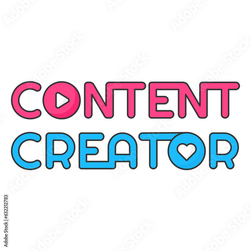 content creator title