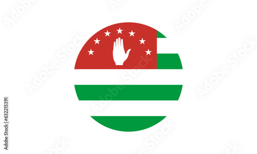 Vector Abkhazia flag