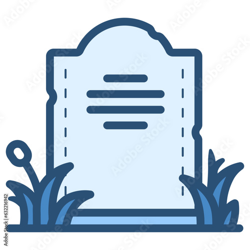 tombstone illustration