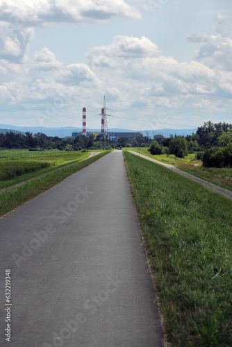 Bicycle path around Tyniec. Near Krakow, Poland.  © Jacek