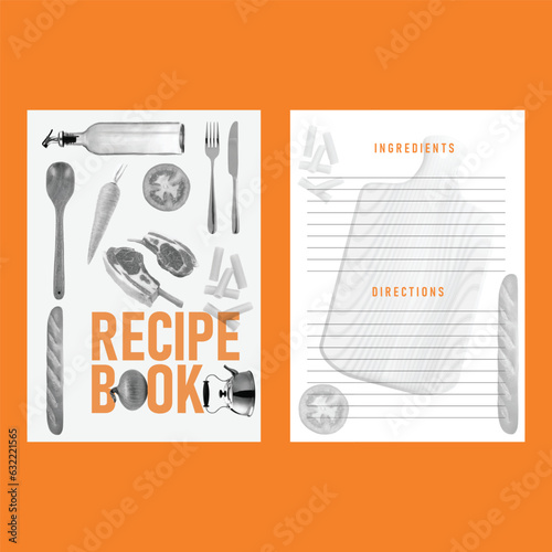 Modern Recipe Book Layout