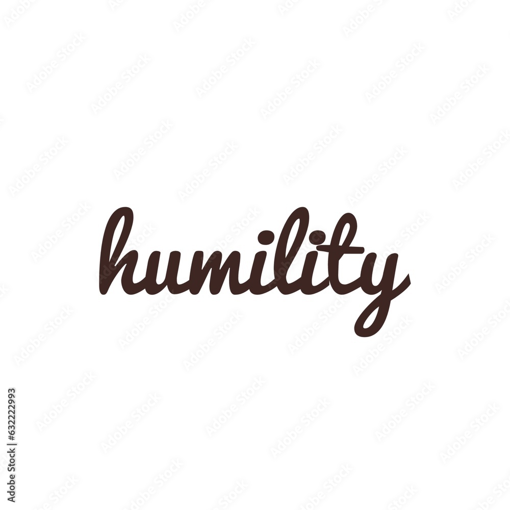 ''Humility'' Lettering